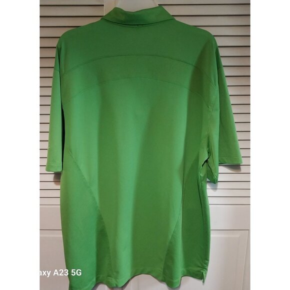 Nike Golf Green Dri-FIT Polo Shirt XL Mens Short Sleeve Performance Wear - Picture 2 of 6